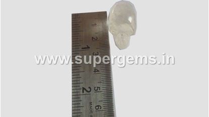 Picture of clear quartz skulls
