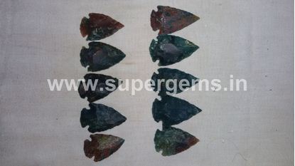 Picture of blood stone arrowheads
