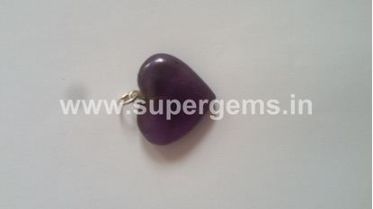 Picture of amethyst heart pendant