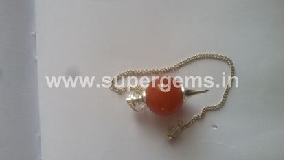 Picture of red aventurine ball pendulums (2)
