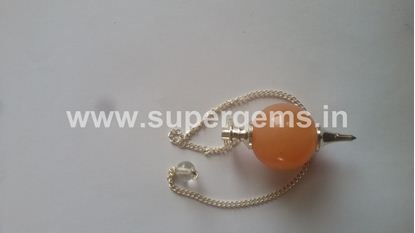 Picture of red aventurine ball pendulums