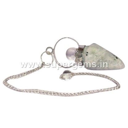 Picture of 2 piece white rainbow pendulums