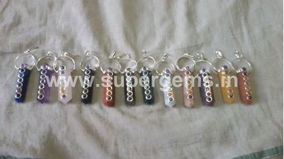 Picture of 7 chakra bridge double point pencil pendants