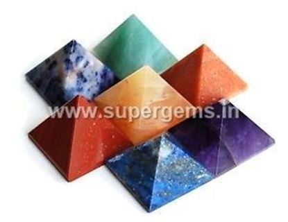 Picture of 7 chakra pyramid set