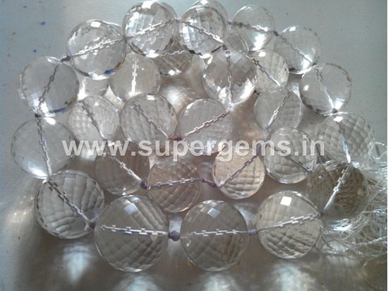 Picture of sphatik diomond cut kantha