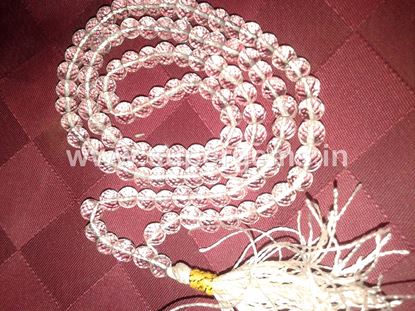 Picture of crystal diomond cut mala