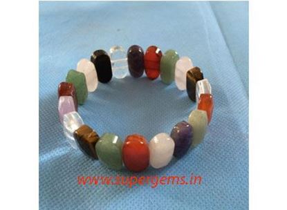 Picture of multi stone diomod cut bracelet