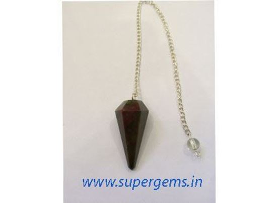 Picture of blood stone pendulums