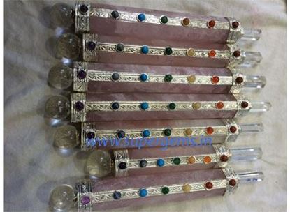 Picture of rose quartz 7chakra healing stick