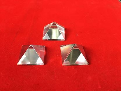 Picture of crystal clear quartz pyramid