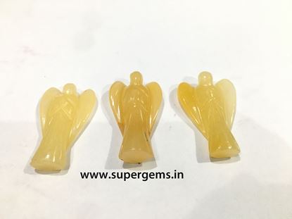 Picture of yellow aventurine angels