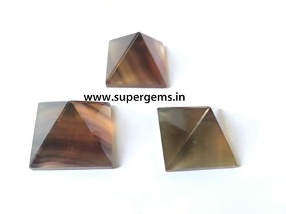 Picture of multi flourite pyramid