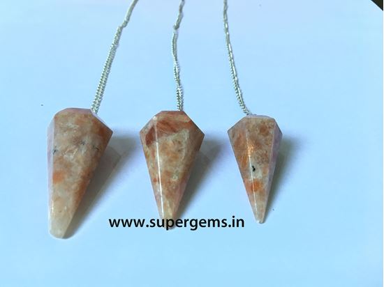 Picture of sun stone pendulums