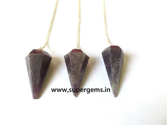 Picture of lapidolite pendulum