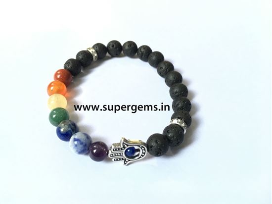 Picture of lava chakra bracelet