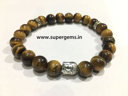 Picture of tiger eye buddha bracelet