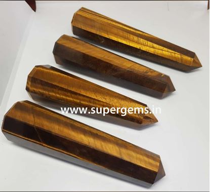 Picture of tiger eye obelisk pencil point