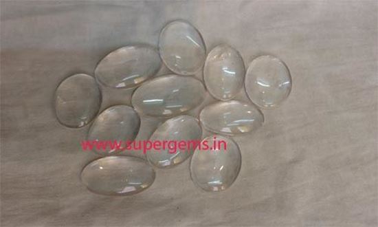 Picture of clear quartz cabs