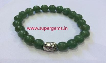 Picture of green aventurine buddha braclet