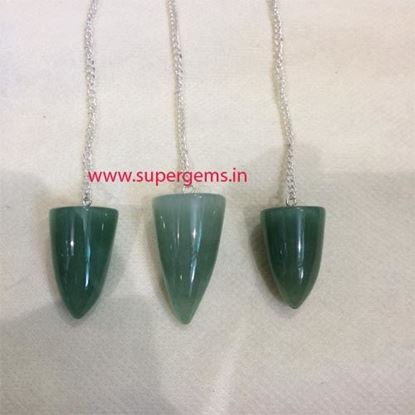 Picture of GREEN AVENTURINE BULLET PENDULUM