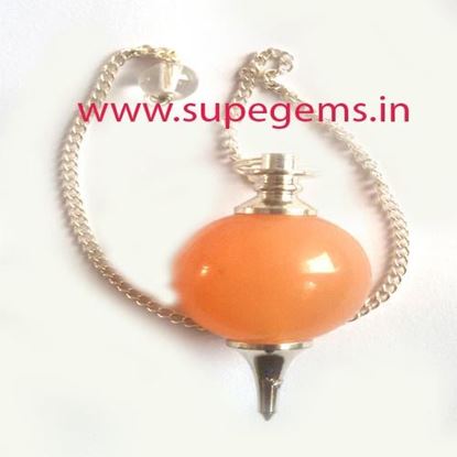 Picture of red aventurine ball pendulum