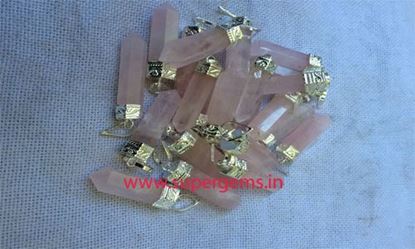 Picture of ROSE QUARTZ PENCIL PENDNAT