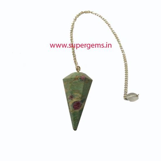 Picture of ruby zeosite pendulu