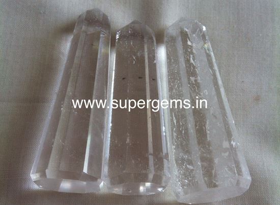Picture of clear quartz  pencil point 