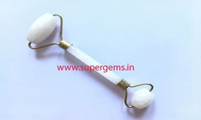 Picture of WHITE AGATE MASSAJ ROLLER