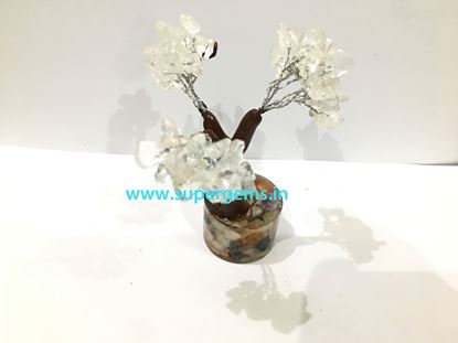 Picture of clear quartz orgonite base small tree