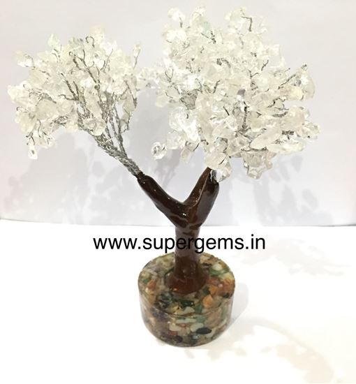 Picture of clear quartz 300 stone orgonite base tree