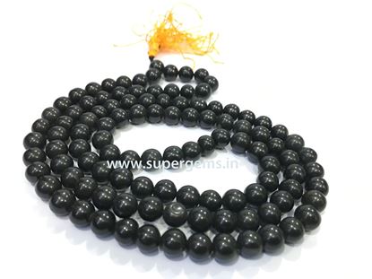 Picture of black agate mala