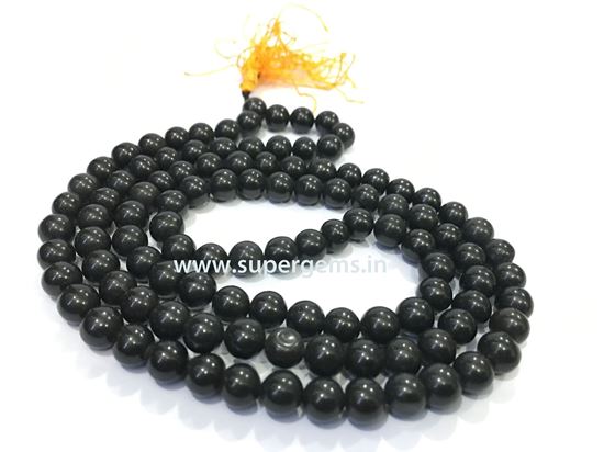 Picture of black agate mala