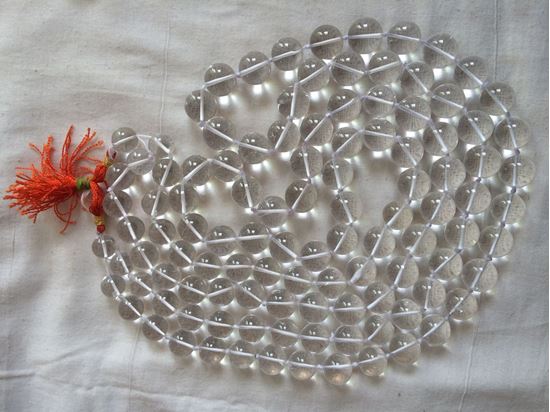 Picture of sphatik  kantha  mala