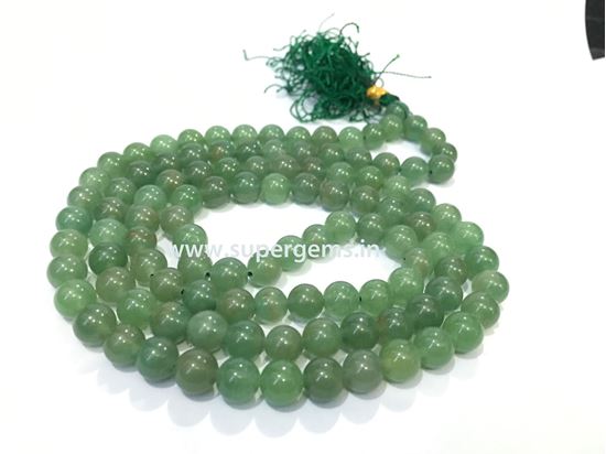 Picture of green aventurine mala