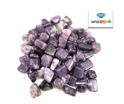 Picture of lapidolite tumble stone 
